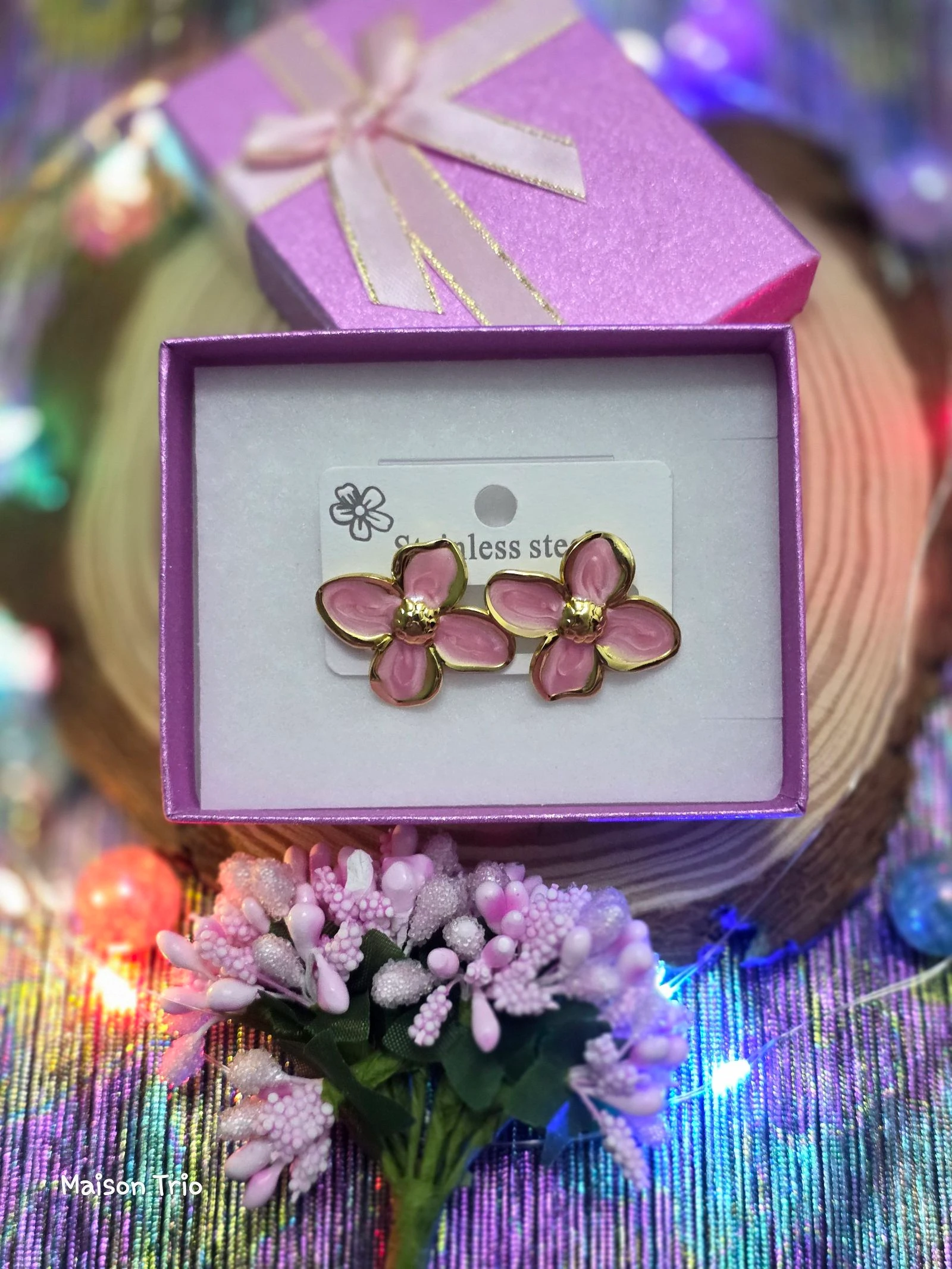 Pendientes Acero 🌸 – photo 2